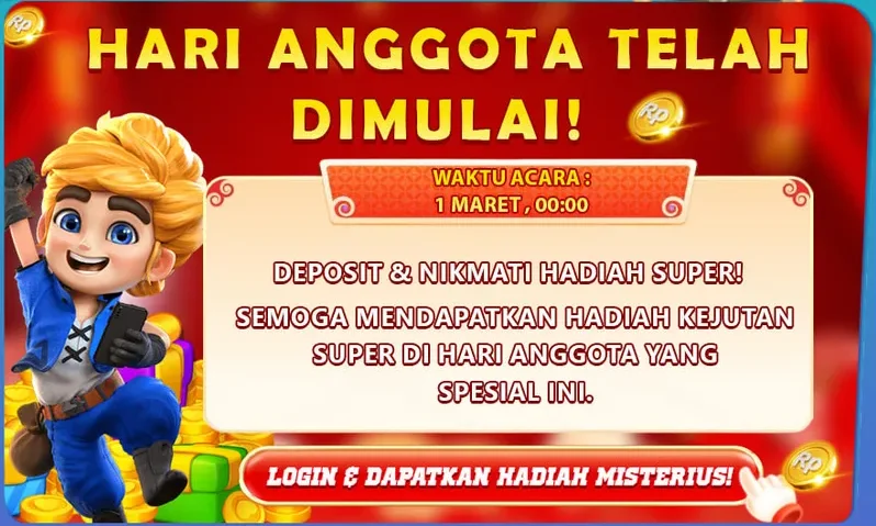 HARI ANGGOTA TELAH DIMULAI!